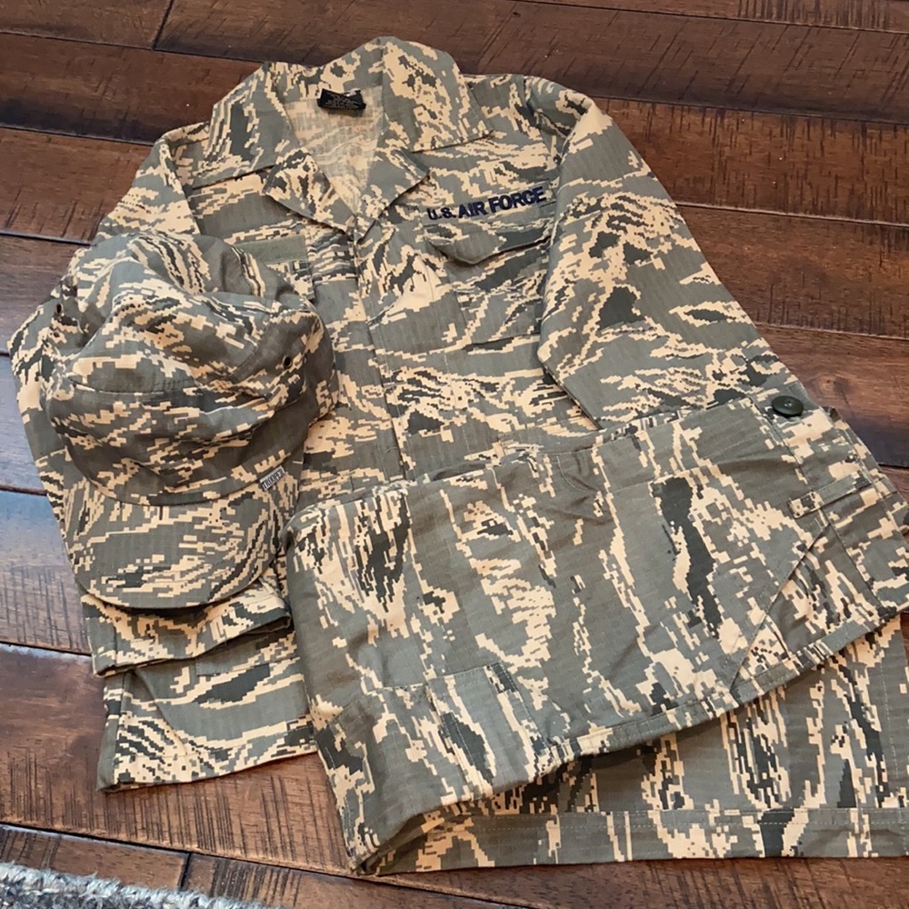 Kids Military costume, Size S: hat,‎ pants and top